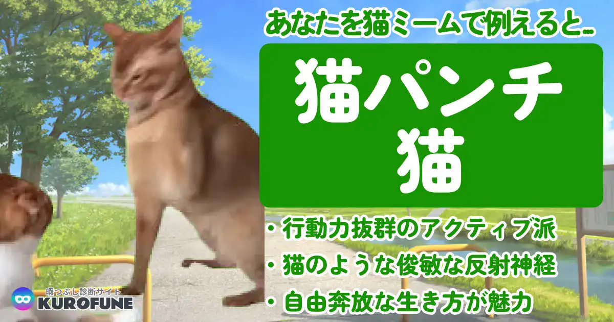 猫パンチ猫